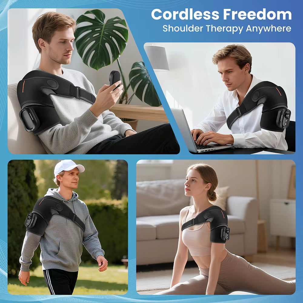Axelmassager med värme & vibration